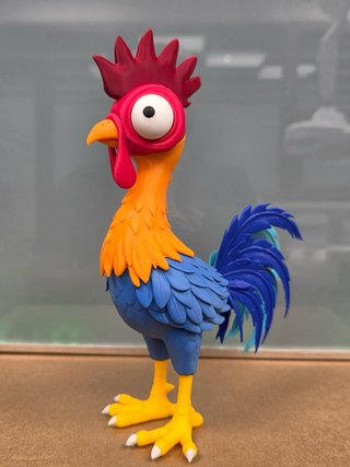 Figura Gallo Heihei 3D (Moana/Vaiana)