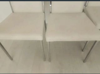 Juego 4 Sillas Comedor Blancas