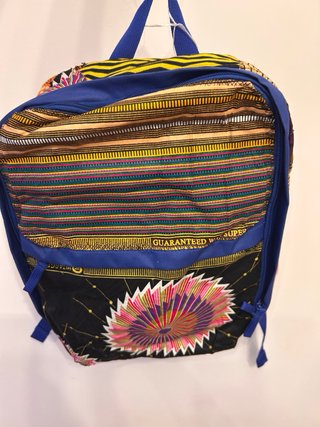 Mochila patchwork multicolor