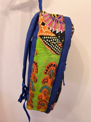 Mochila patchwork multicolor