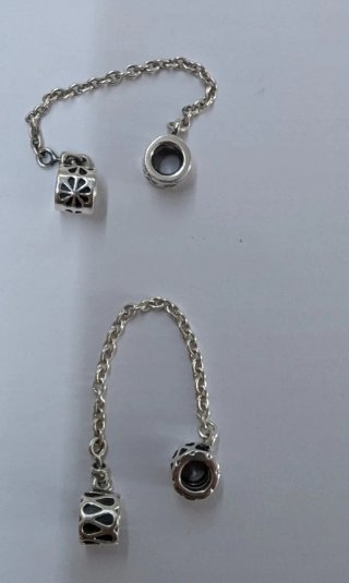 Cadenas de seguridad Pandora plata