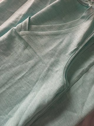 Vestido largo turquesa