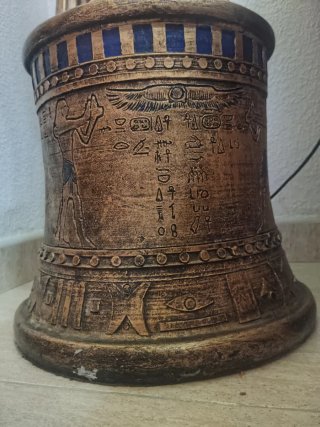Lámpara Nefertiti Egipcia Dorada