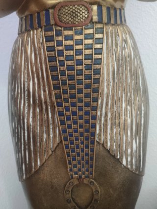 Lámpara Nefertiti Egipcia Dorada