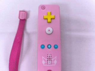 Mando Wii Edición Peach con Correa