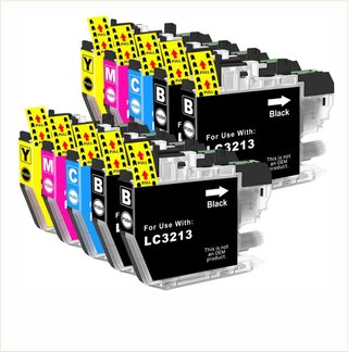 Pack 10 Cartuchos Tinta Brother LC3213