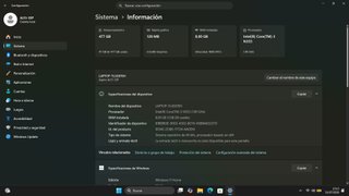 Portátil ACER nuevo - 8GB RAM DDR5 - 512GB SSD