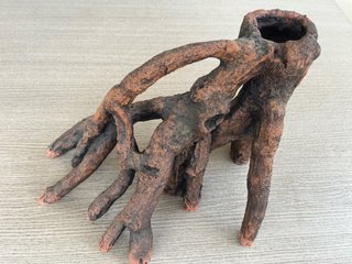 Raíz manglar terracota acuario