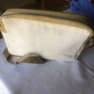 Borsa tracolla Invicta pelle e canvas
