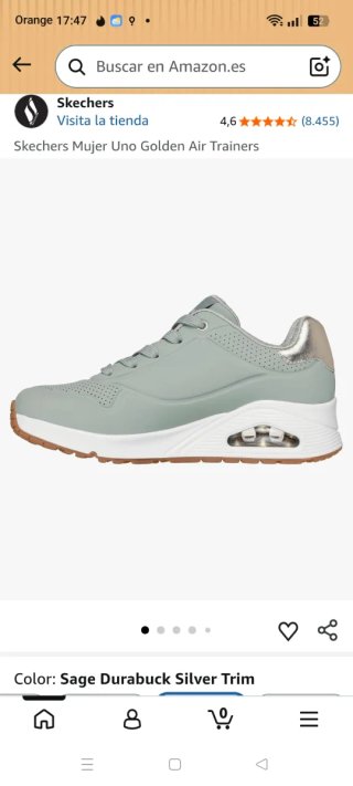 Zapatillas Skechers Mujer Talla 38