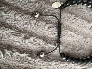 Pulsera Lotus acero y cuero