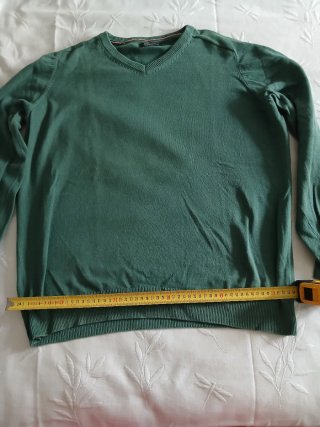 Jersey Springfield Verde Cuello Pico Talla XXL