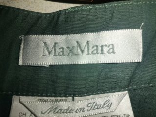 Bermuda Max Mara verde petrolio