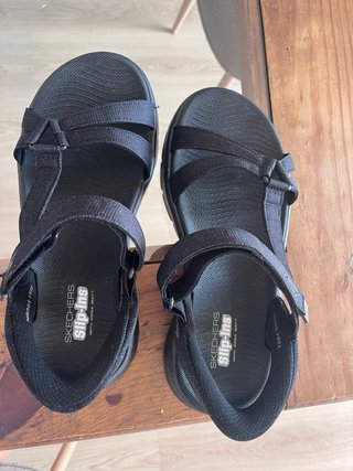 Sandalias Skechers Slip-ins Mujer Negras