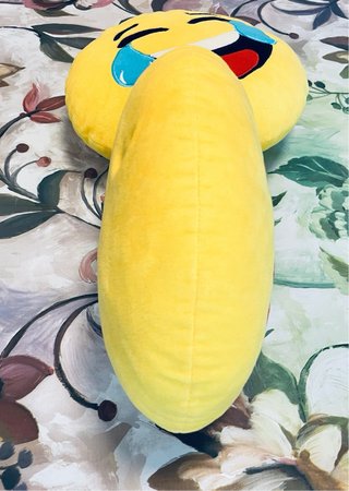 Peluche Cuscino Emoji Sorridente Cuore