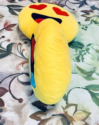 Peluche Cuscino Emoji Sorridente Cuore