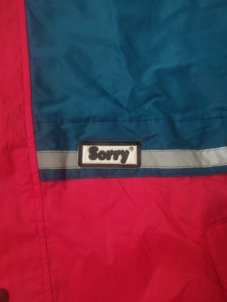 Chaqueta Cortavientos Vintage Sorry 80s 90s