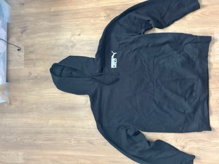 Sudadera con Capucha Puma WRLD Negra Estampada