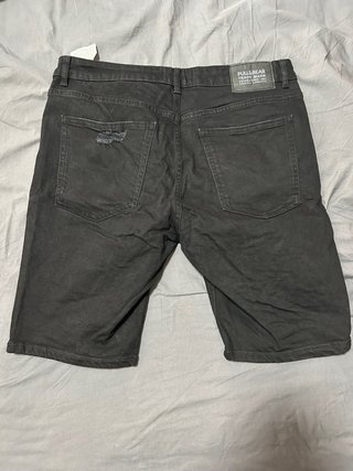 Bermudas negras Pull&Bear rotas