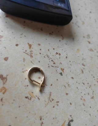 Pendiente Oro 18k Aro