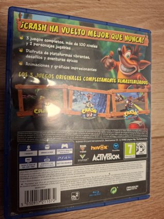 Crash Trilogy PS4 (Juegos 1, 2 y 3)