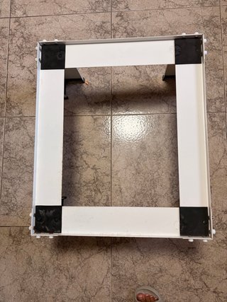Soporte elevador de hierro para lavadoras
