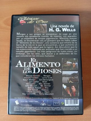 El Alimento de los Dioses DVD