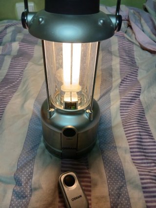 Lámpara Camping Osram Automática con Mando