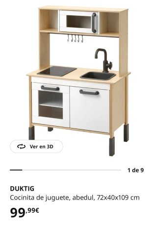 Cocinita Infantil DUKTIG IKEA