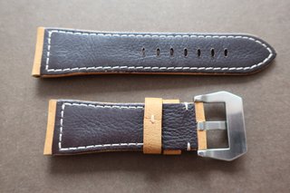 Cinturino 26mm pelle Asso 26/22mm per Panerai