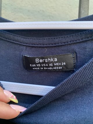 Camiseta de manga corta azul