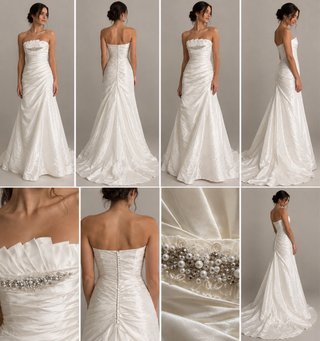 Vestido Novia Palabra de Honor Talla 40 L