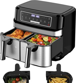 Freidora Aire Doble Zona 9L 2600W Air Fryer Nueva