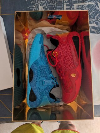 Zapas Baloncesto Peak AW3 Switch Azul/Rojo