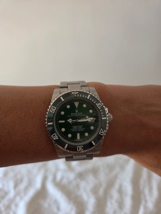 Reloj Submariner Esfera Verde Bisel Bidireccional