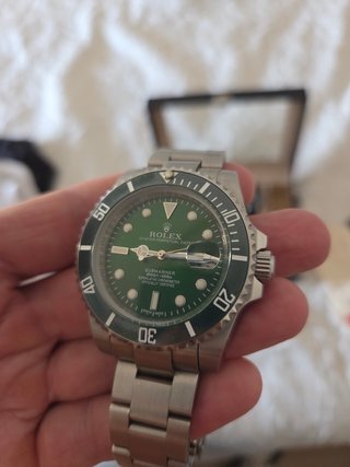 Reloj Submariner Esfera Verde Bisel Bidireccional