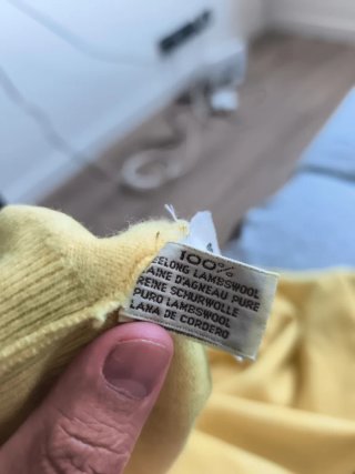 Chaleco McGeorge Lana Cordero Escocesa Amarillo