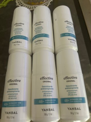 6 Desodorantes Yanbal Effective Original