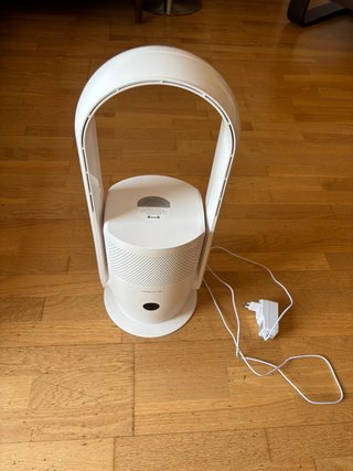 Ventilador de Torre Blanco con mando, caja y manua