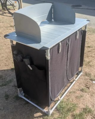 Mueble Cocina Camping Outwell Negro/Gris