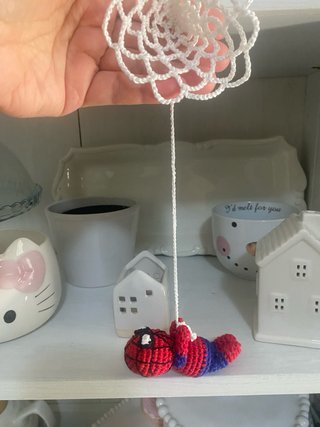 Spiderman amigurumi fatto a mano