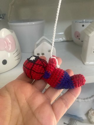Spiderman amigurumi fatto a mano