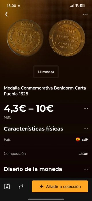 Medalla Conmemorativa Benidorm