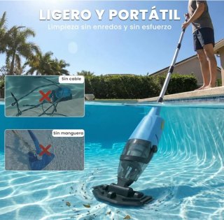 Aspirador Piscina Batería Limpiador Metal Plástico