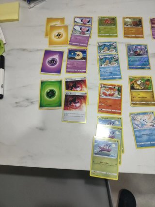 Lote de cartas Pokémon