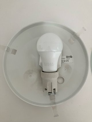 Plafón ikea bombilla incluida