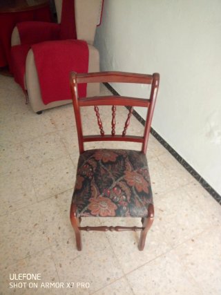 6 Sillas Comedor Tapizadas Madera