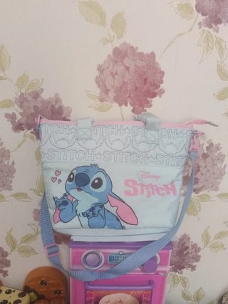Bolso niña azul y rosa Stitch Disney