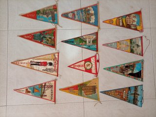 Banderines de Viaje Colección Vintage.