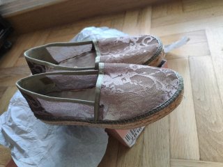 Alpargatas Beige Talla 38